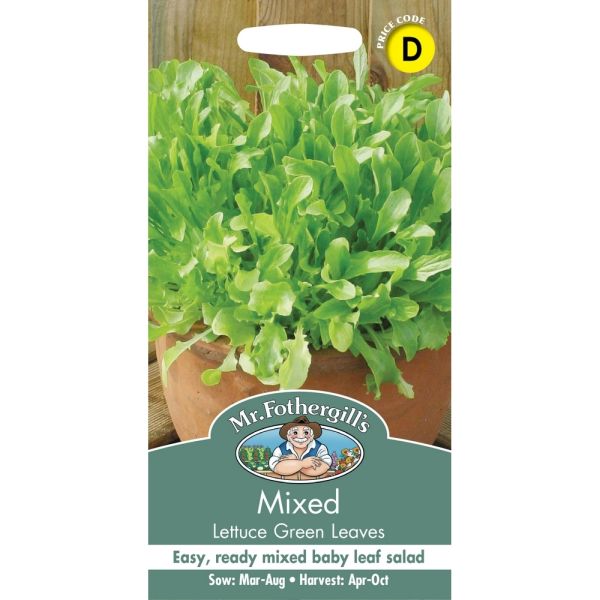 Mixed Lettuce Green Leaves Seeds